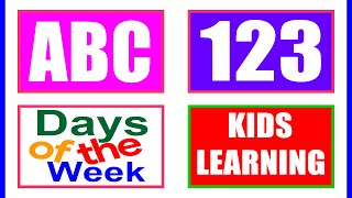 ABC AND 123 Learning | Kids Vocabulary | Kindergarten Learning Videos screenshot 4