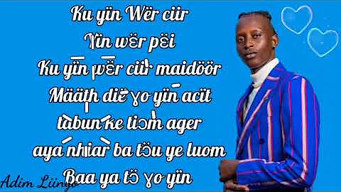 Alijoma Mabil - Malaika (official lyrics 2022 - South Sudan Music) made by Adim Liinyo
