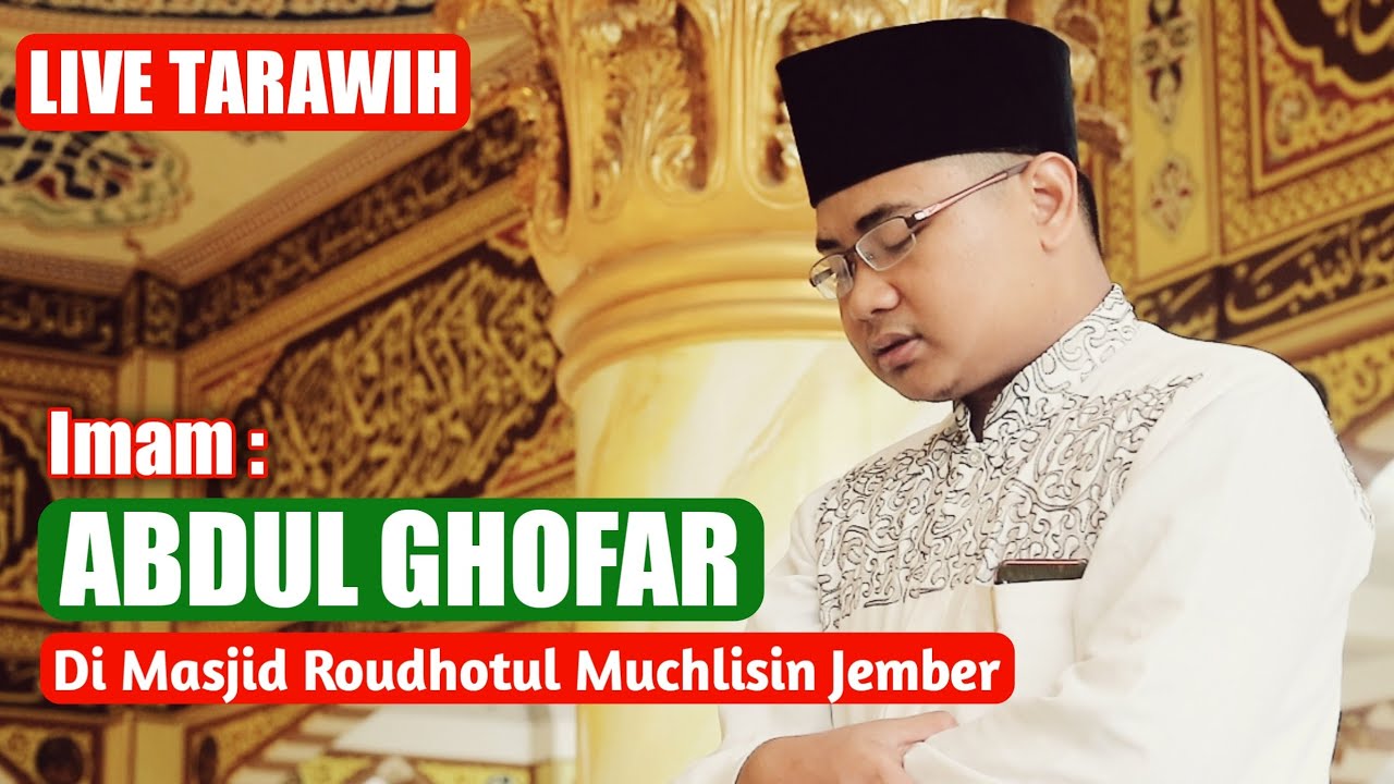 Sholat Tarawih Berjamaah Malam Ke 20 - Di Masjid Roudhotul Muchlisin Jember