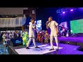 Moses Bliss & Grace Lokwa sing "Eh Yahweh kumama Papa" for the first time Live in Nigeria.