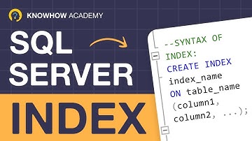 Index in SQL Server with practical example