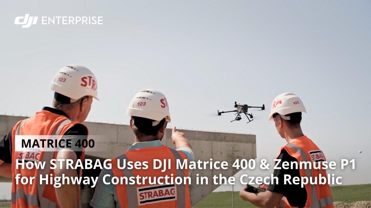 How STRABAG Uses DJI Matrice 400 & Zenmuse P1 for Highway Construction in the Czech Republic