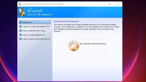 How to Download Lazesoft Recover Tool | How to make bootable for reset