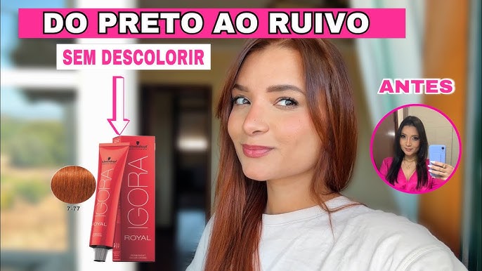 A linda da @raquelbugsmakeup 💁✨ (Igora 7.77 + Ox30) #ruivo #ruiva #redhair  #ruivosdobrasil