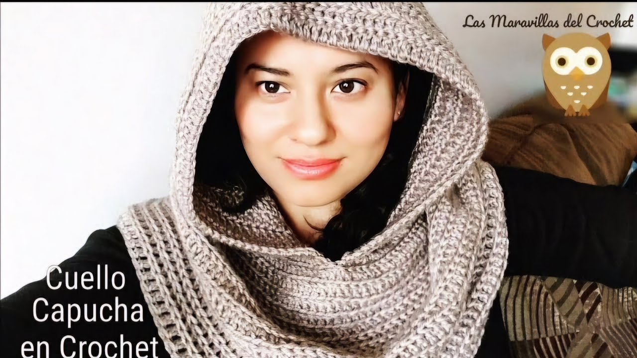 CAPUCHA ELEGANTE CROCHET(ganchillo) #crochet - YouTube