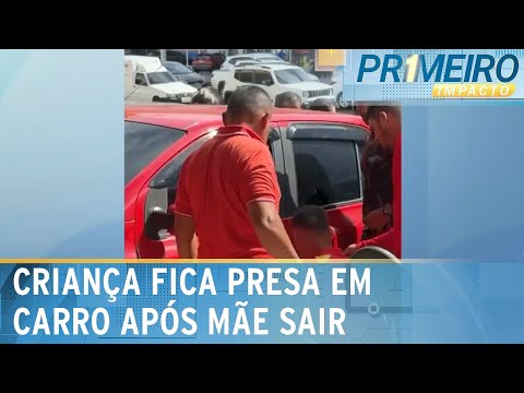 Video crianca-fica-presa-dentro-de-carro-em-estacionamento-de-posto-primeiro-impacto-02-05-24