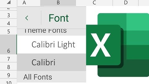 How to Change Font in Excel Mobile