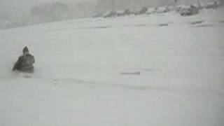 Ben Sleding on skateboard