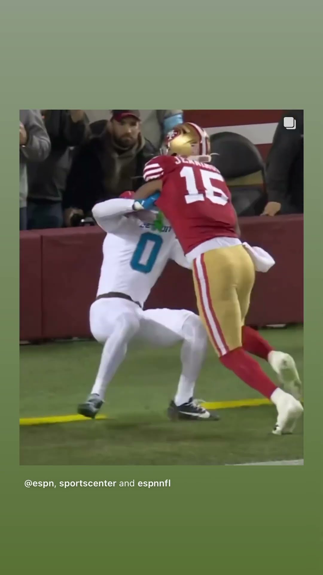 They kept going #hoodnews #detroitlions #49ers #kerbyjoseph #jauanjennings #football #omg #how #wow