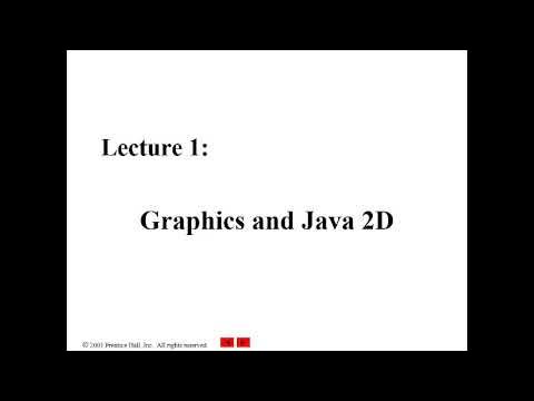 Lecture 1: Graphics and Java 2D - YouTube