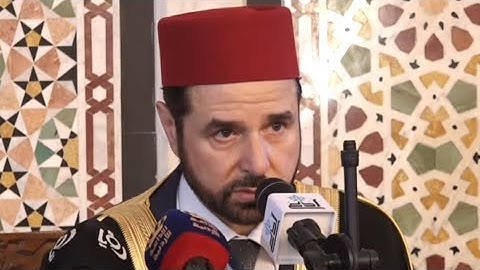 تلاوة الجمعة والاذان للشيخ معروف الشريف 