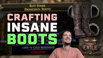 Crafting giga-socket 50%+ Movement speed boots deterministically ft. XtheFarmerX - PoE2 #57