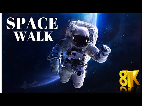 First Time Astronauts Space Walk in 8K UHD 60 FPS, Astronauts fly with JET PACK in Space.