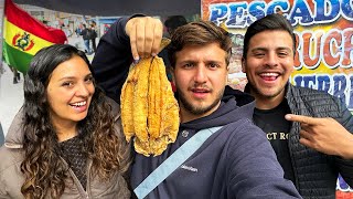 TESTING STREET FOOD in BOLIVIA  | What do they eat here?