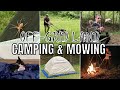 Family Camping &amp; Mowing At Our Off Grid Land | Tent Camping In Southeastern Ohio | Off Grid Property