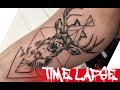 Geometric buck - Tattoo time lapse