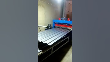 automatic corrugated steel plates press machine for container and building