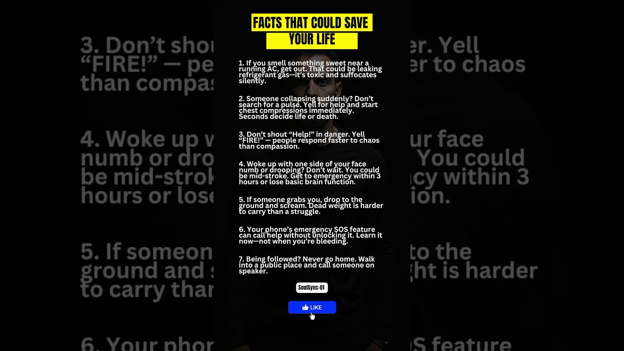 7 Life-saving Facts Everyone Should Know