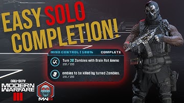 EASY Tier 5 Mind Control Mission Completion for Act 2 | Call of Duty MW3 Zombies