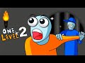 НОВЫЙ ПОБЕГ СТИКМЕНА из ТЮРЬМЫ 2 часть Я СНОВА В ТЮРЬМЕ! Игра One Level 2  от Мобика