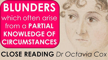 Jane Austen EMMA novel analysis—Narrative Voice, Irony, & Meaning (& Blunders)—ENGLISH LITERATURE