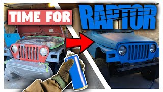 RESTORING A JEEP TJ! EP 2 - Body Work and Raptor Liner