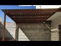 Pérgola para área de lavado/Nuestro Nuevo Refrigerador