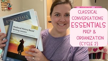 Classical Conversations Essentials PREP & ORGANIZATION | 2025 | Cycle 2 {1st tour and 3rd tour kids}