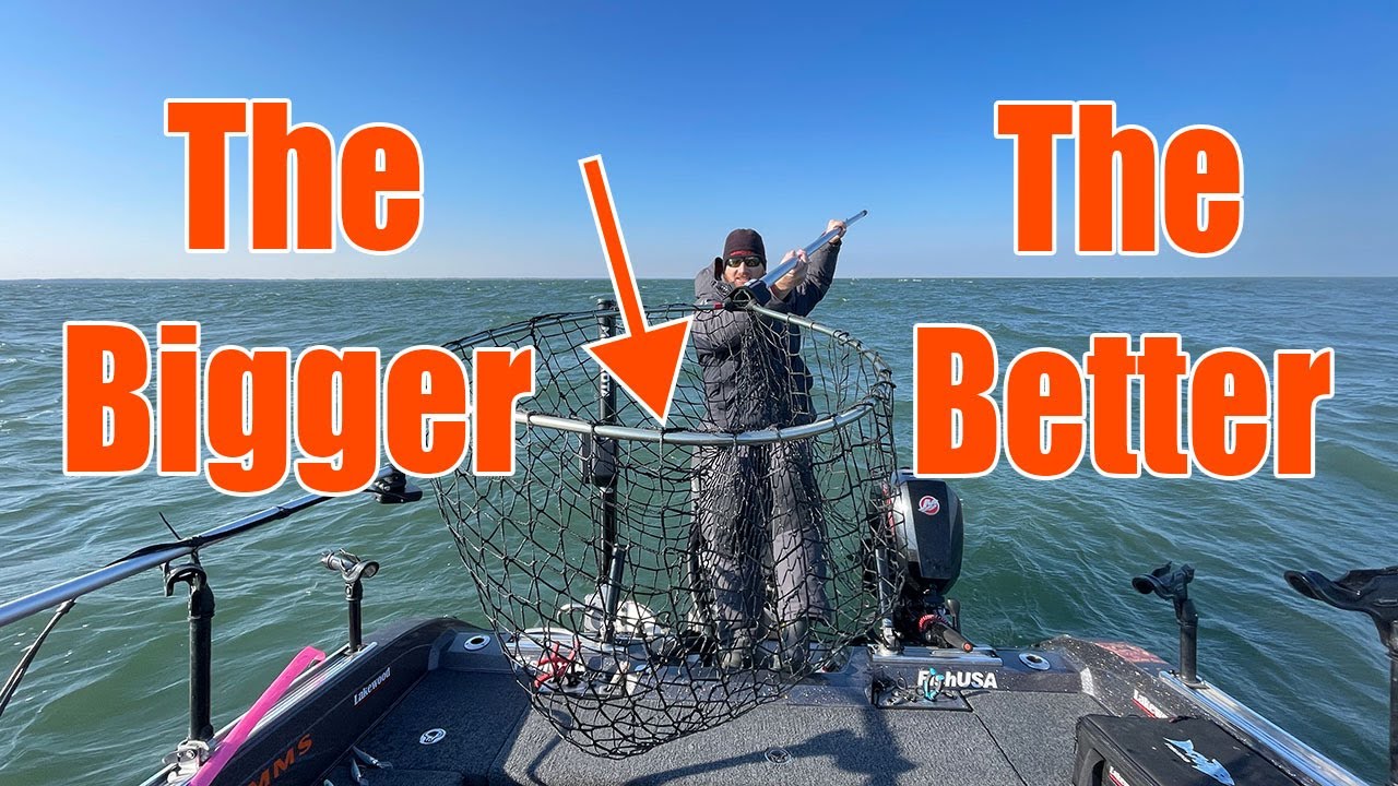 Use a 9-Foot BECKMAN Net When Trolling for Walleyes 