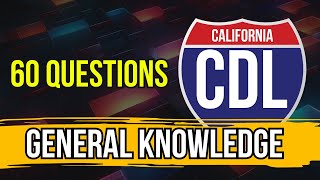 California CDL General Knowledge Questions and Answers 2024 (CA DMV Permit Practice Written Test)