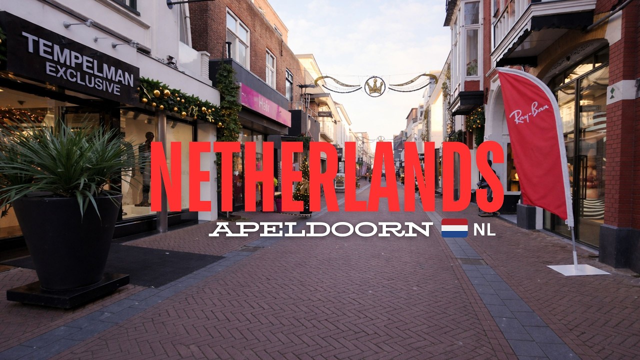 Exploring Apeldoorn & Kasteel Cannenburgh | Cinematic Castle Walk Tour 4K