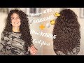 MASQUE MAISON CHEVEUX TRÈS SEC🍯🍌 + MINI ROUTINE CURLY HAIR