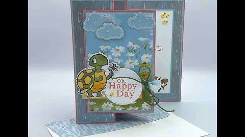 Stampin Up//Playing in the Rain//Rain or Shine//Sneak Peek//Accordion Fun Fold//Jan-Apr 2023 Mini