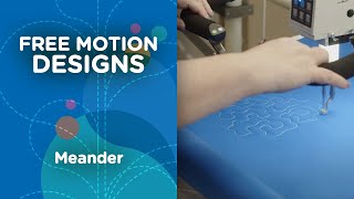 Meander free motion quilting tutorial for your longarm quilting machine