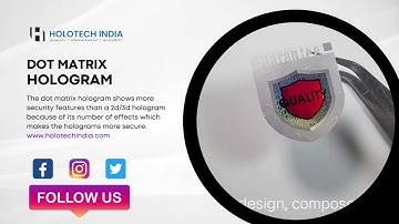Unveiling the Alluring World of Dot Matrix Hologram Stickers | Dot Matrix | Holotech India