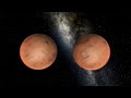 Mars Crashes into Mars in Real Time - Universe Sandbox 2