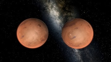 Mars Crashes into Mars in Real Time - Universe Sandbox 2