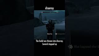disarray — The Elder Scrolls V: Skyrim dialogue scene