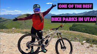 Mountain biking Deer Valley bike park and the infamous Wasatch Trail | Utah