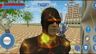 ► Incredible Superhero Flame Hero City Battle Mission #2 - Flash Hero Robot Battle Android Gameplay screenshot 5