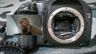 видео: CANON 5D Ep.#10: ОПЯТЬ отвалилось зеркало на первопятаке! Как этого не допустить и что с этим делать картинка: CANON 5D Ep.#10: ОПЯТЬ отвалилось зеркало на первопятаке! Как этого не допустить и что с этим делать