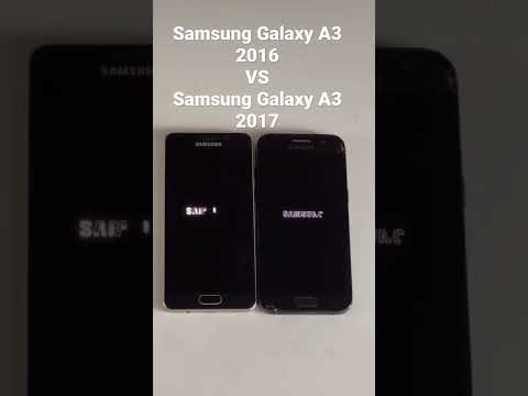 Samsung Galaxy A3 2016 VS Samsung Galaxy A3 2017 Boot Test