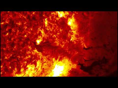 Dark Blobs of Solar Plasma - Ballistic Rain Video Nasa
