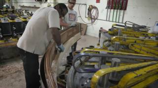 Inside the Steinway Factory: Rim Bending