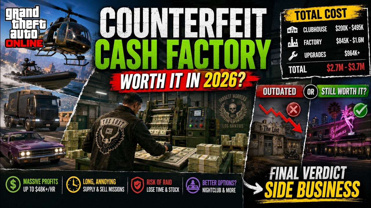 Is The Counterfeit Cash Factory STILL Worth It In 2026 GTA Online 