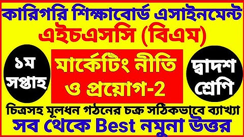 HSC BM marketing assignment answer 2021 | 2nd year | Class 12 | বিএম মার্কেটিং অ্যাসাইনমেন্ট ২০২১ |
