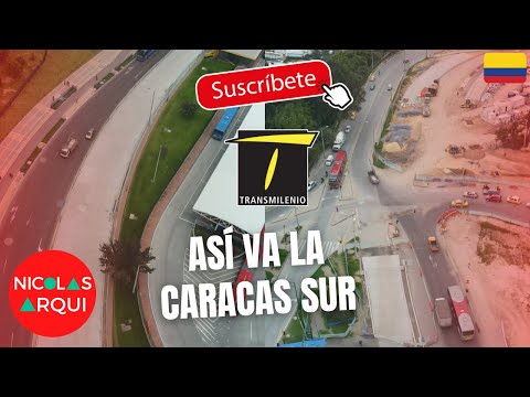 Así va Construcción Troncal Caracas Sur de TransMilenio en Bogotá ?? Estación Molinos a Portal Usme