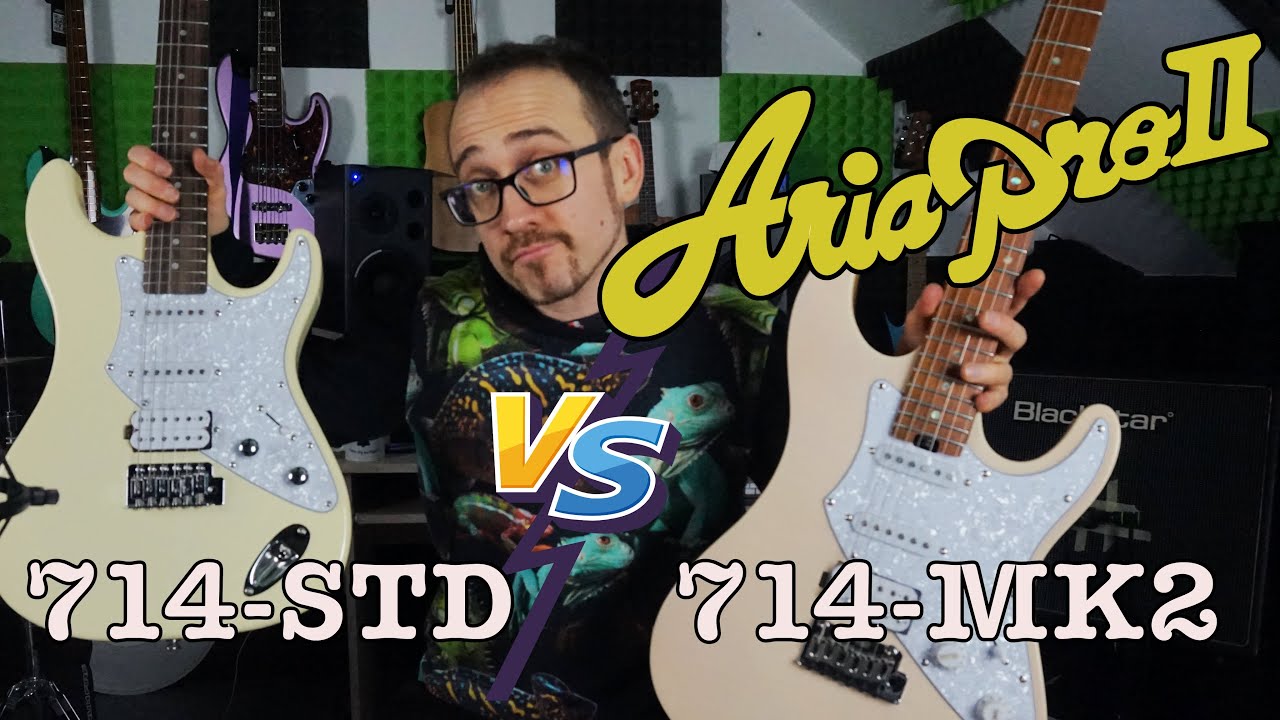 Aria Pro II 714-STD VS. 714 MK2 Fullerton - niby podobne a jakże różne ...