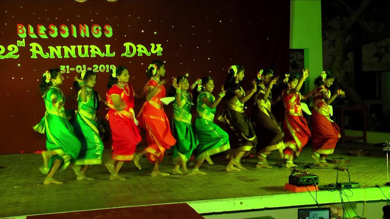 Oru Thapattam Folk Dance 22nd Annual Day Blessings Residential school