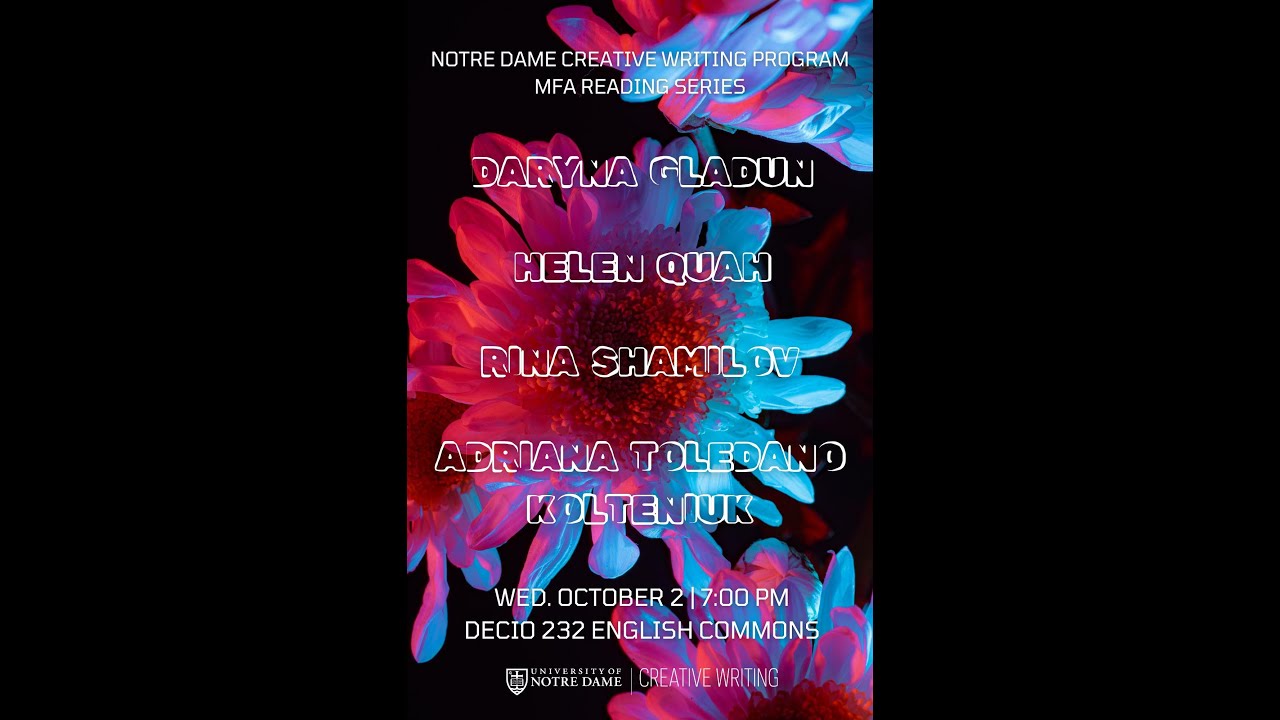 2024 First-Year MFA Poetry Reading